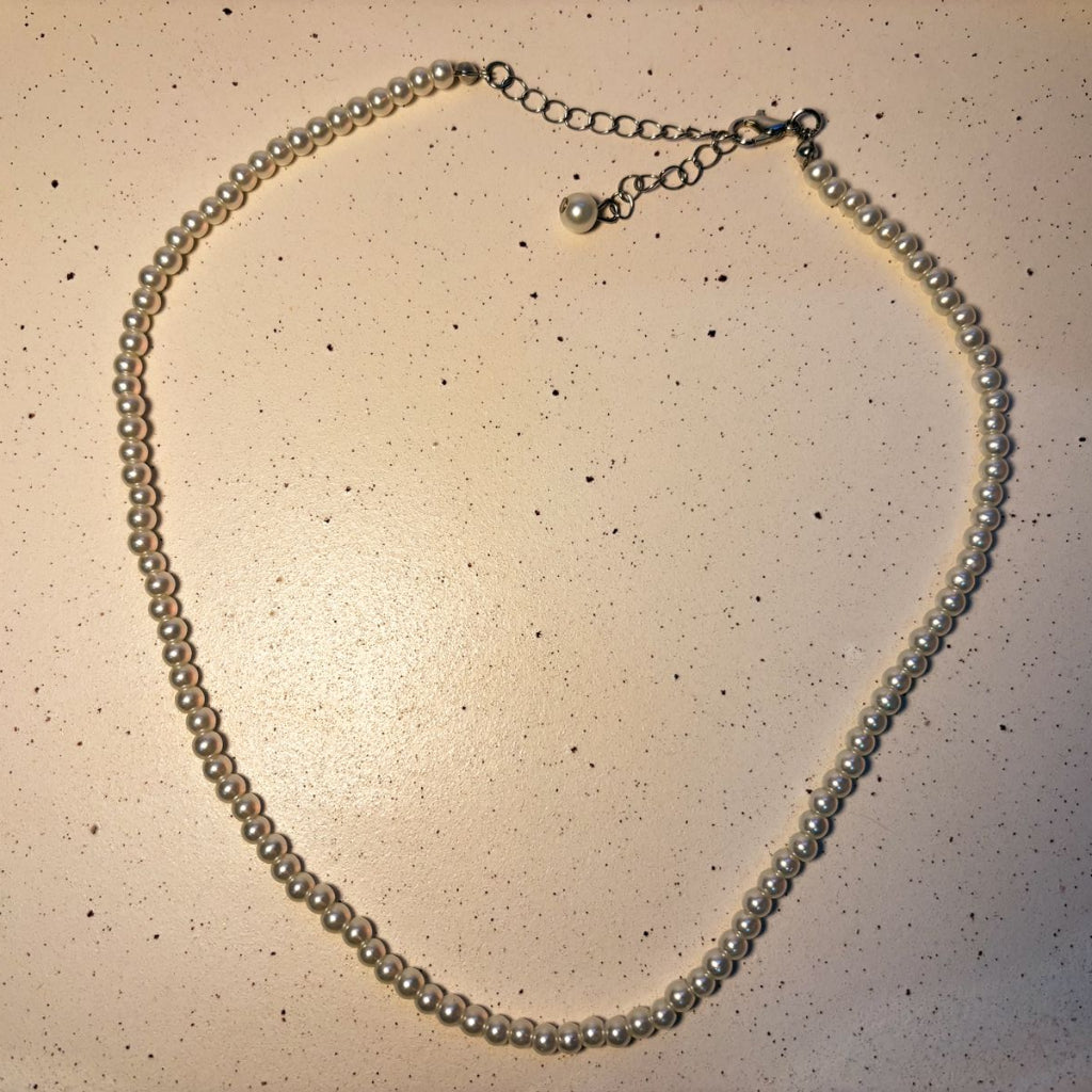 Colar semi joia pérolas