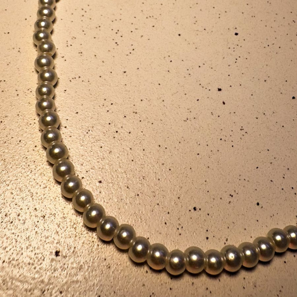 Colar semi joia pérolas