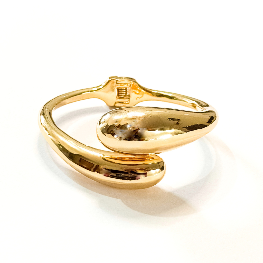 Bracelete Gotas Semi Joia Dourada