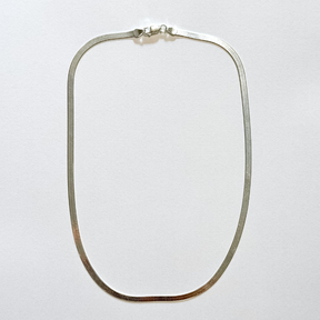 Choker Laminada em Prata 925