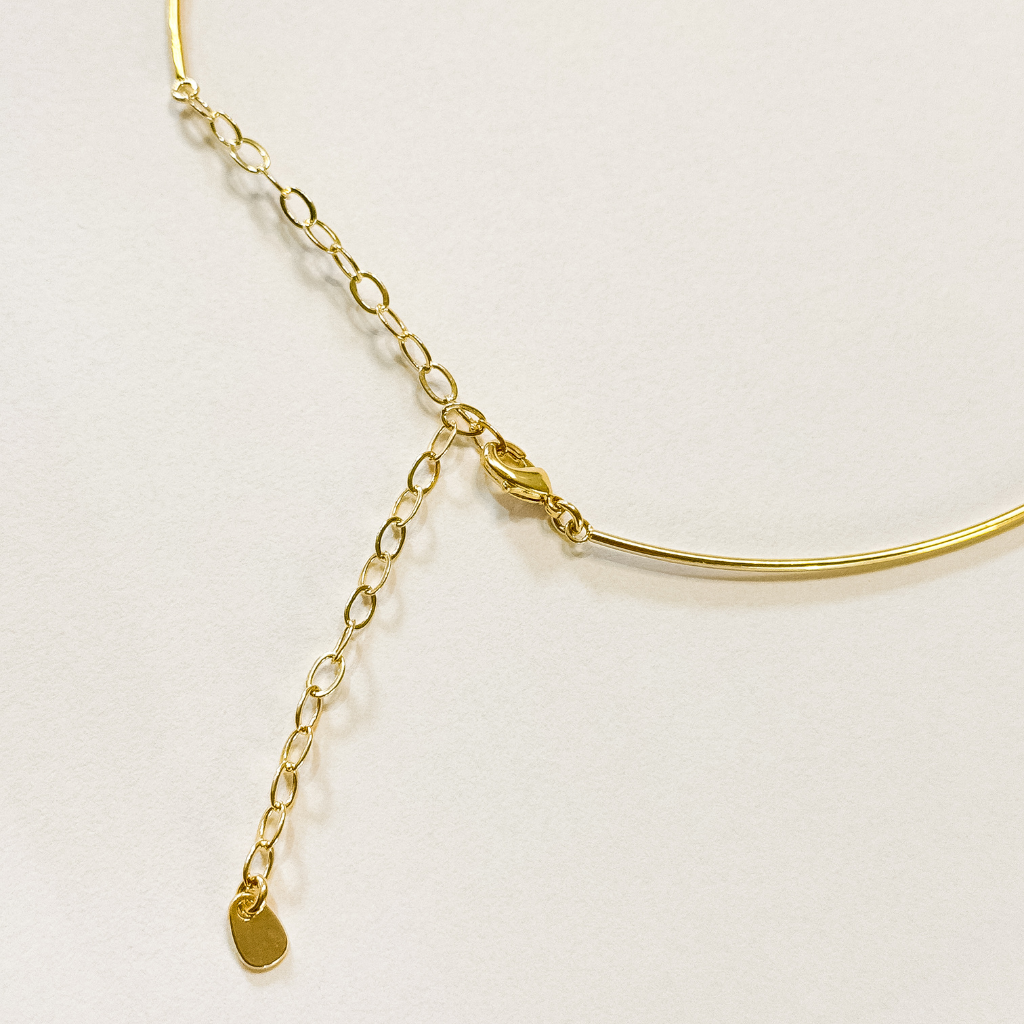 Conjunto Orgânico Vazado Semi Joia Dourado
