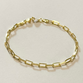Pulseira Elos Semi Joia Dourada