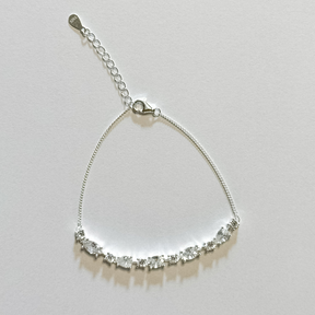Pulseira Formas com Zircônia em Prata 925