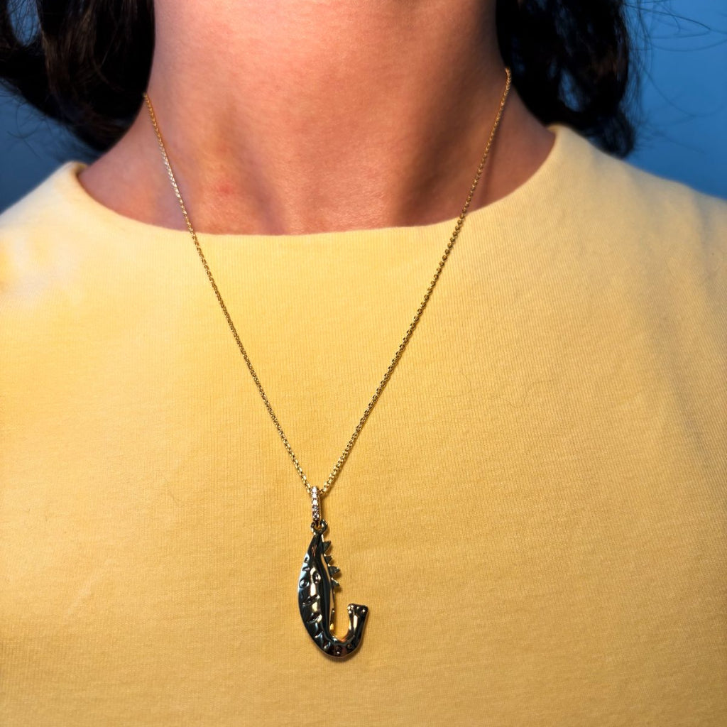 Colar Camarão semi joia